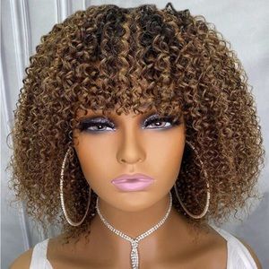 Honey Blonde Human Hair Wigs